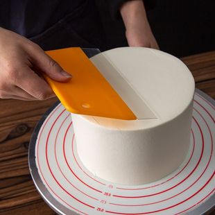 Cake Transparent Soft Scraper, Plastic Scraper, Cream Scraper, Batter Scraper, Baking Tool