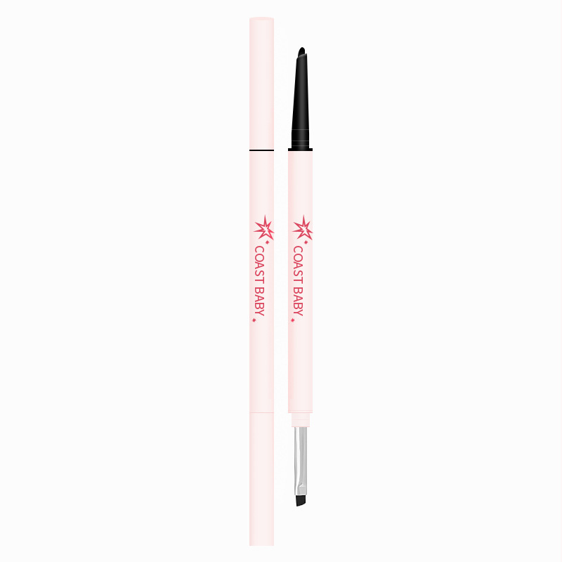 COAST BABY maquillaje de doble cabeza con lápiz de blindaje de ojos de hoja