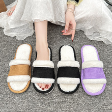 2025新款家居室内木地板棉拖鞋女韩版防滑加绒棉麻布月子鞋批发
