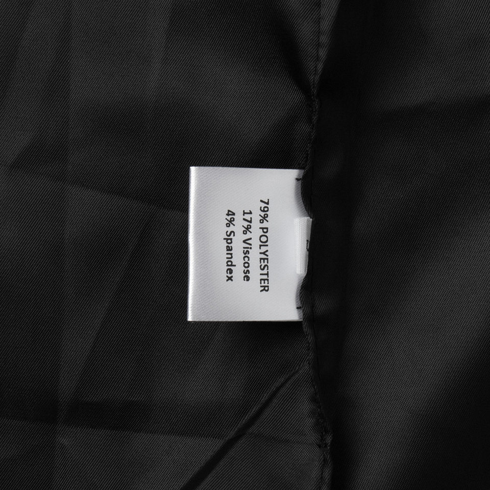 Đầm blazer nữ dáng chữ A cổ chữ V dài tay thắt eo cạp cao — Màu trắng, Màu đen chi tiết 14
