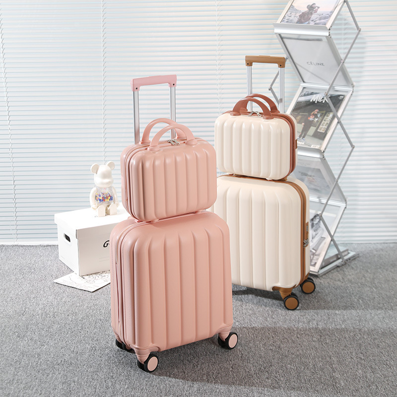 Maleta trolley pequeña, maleta de 16 pulgadas, maleta con código para hombre, mini maleta para mujer, maleta para niño y madre de 18 pulgadas