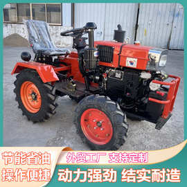 出口现货18马力小型迷你拖拉机小四轮拖拉机旋耕机迷你拖拉机图片