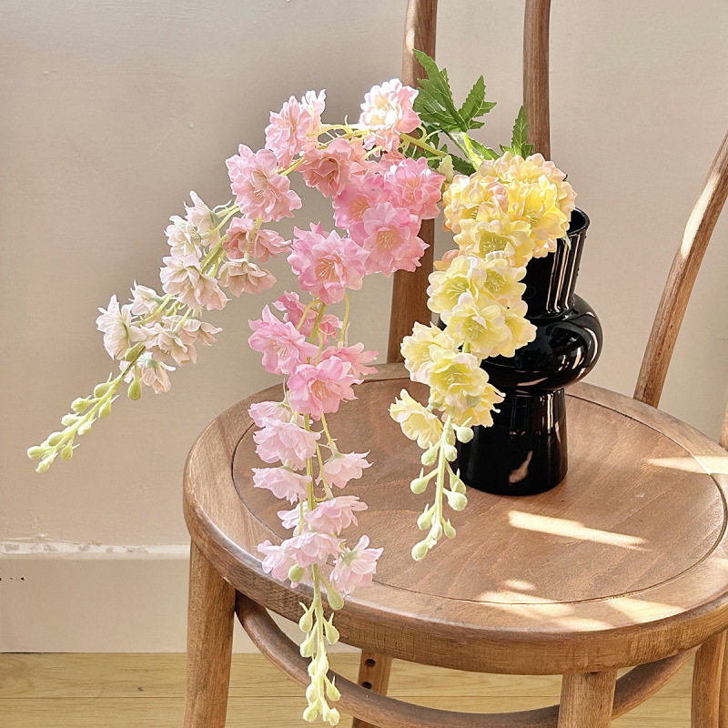 Ins Delphinium Artificial Flower Hyacinth Violet Home Decoration Floor-Standing Flower Arrangement Fake Flower Wedding Photography Props Ins Delphinium Artificial Flower Hyacinth Violet Home Decoration Floor-Standing Flower Arrangement Fake Flower Wedding Photography Props