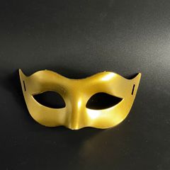 外貿 寶馬廣告男士半臉面具 平頭亮面聖誕節化妝舞會神秘面具