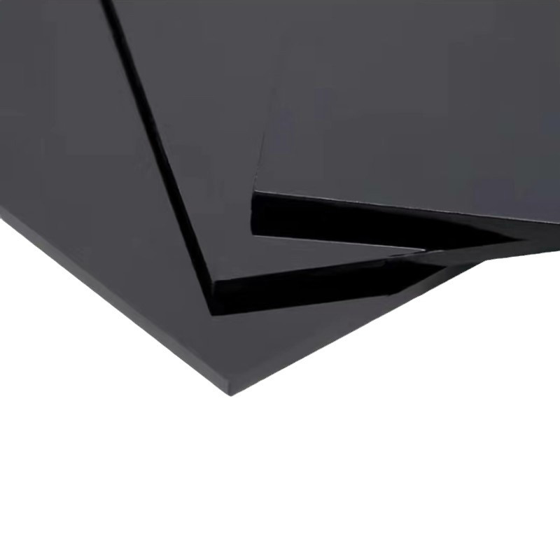 亚克力板加工黑色镜面磨砂哑光板防静电有机玻璃板UV印刷