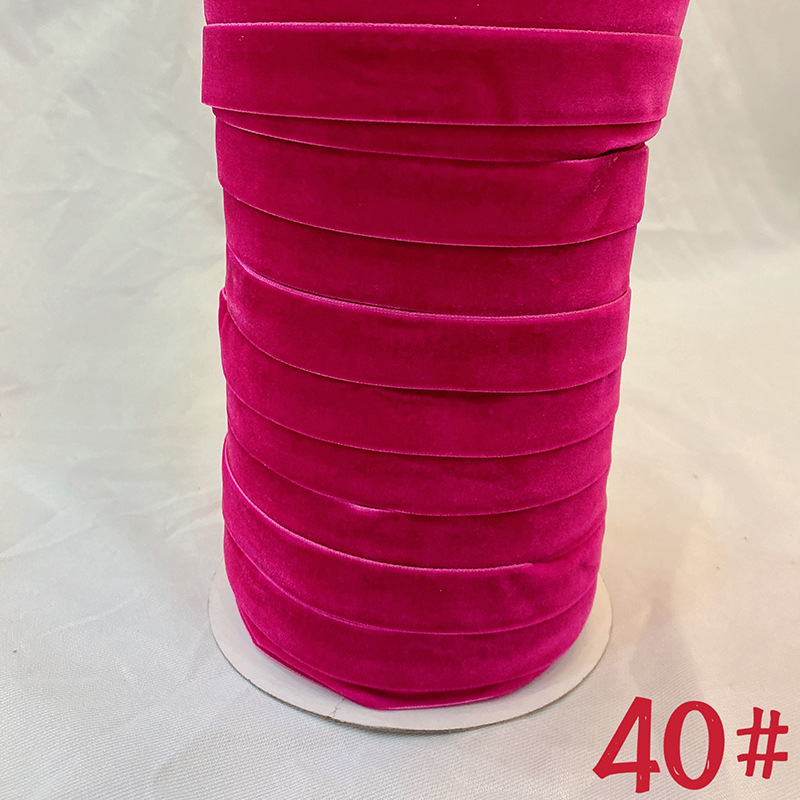 Cintas de flojo para el cabello, cinta de tejido, ropa, accesorios de ropa, cinta de terciopelo de color, accesorios de joyería DIY multi-especificaciones