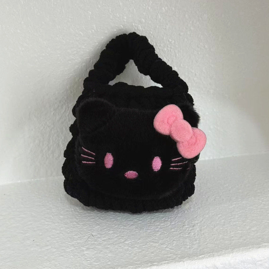 블랙 카본 kt 블랙 울 백 (진주 버클 버전)