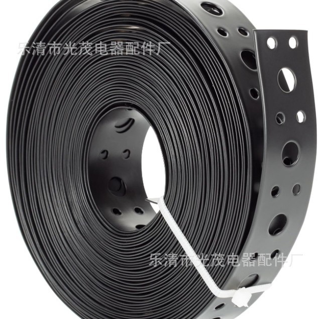 5孔喷塑直边多孔带/喷塑直边连接带/宽度17*10*0.8镀锌铁