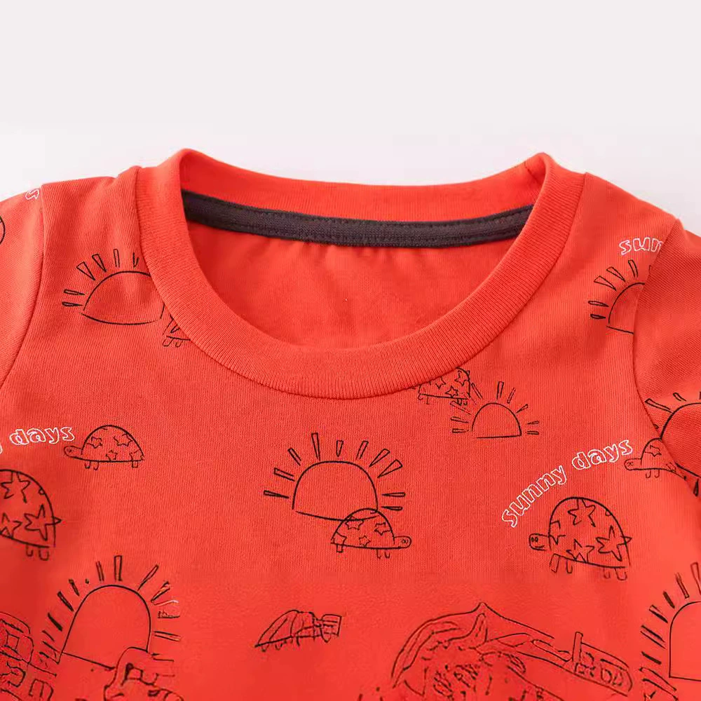 Summer children's short sleeve T-shirt for men and women, European style, children's clothing
