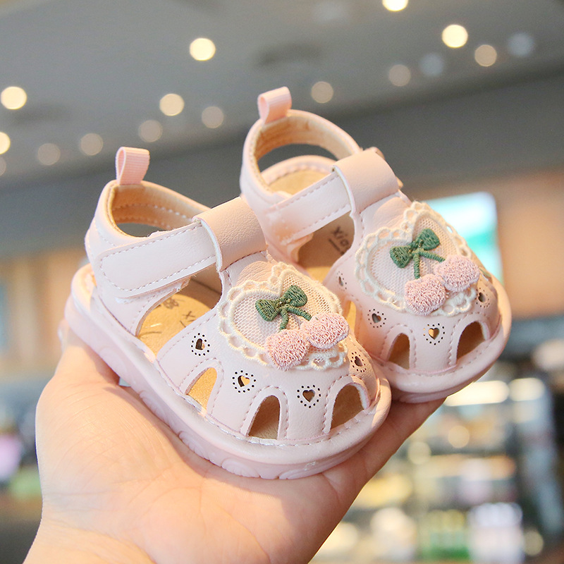 Baby Sandals for Women 0-2 Years Old 1 Cute Girls Princess Shoes Summer Girls Shoes Baby Toddler Shoes Soft Soles