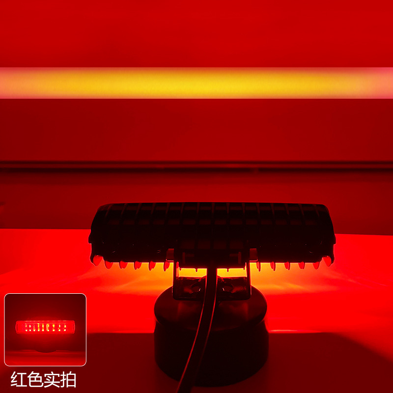 Alarma de límite de área de carretilla elevadora rojo y azul línea recta límite de rango de corredor láser de seguridad luz de alarma luz de alarma image 6