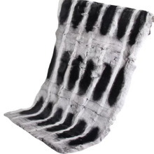 獭兔毛喷花十字貂花型皮草褥子衣服毛领做袖口鞋子帽子内胆加工料