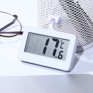 Magnetic Hook Electronic Temperature and Humidity Meter Cross-Border Household Refrigerator Thermometer Supermarket Freezer Frost Fish Tank Thermometer