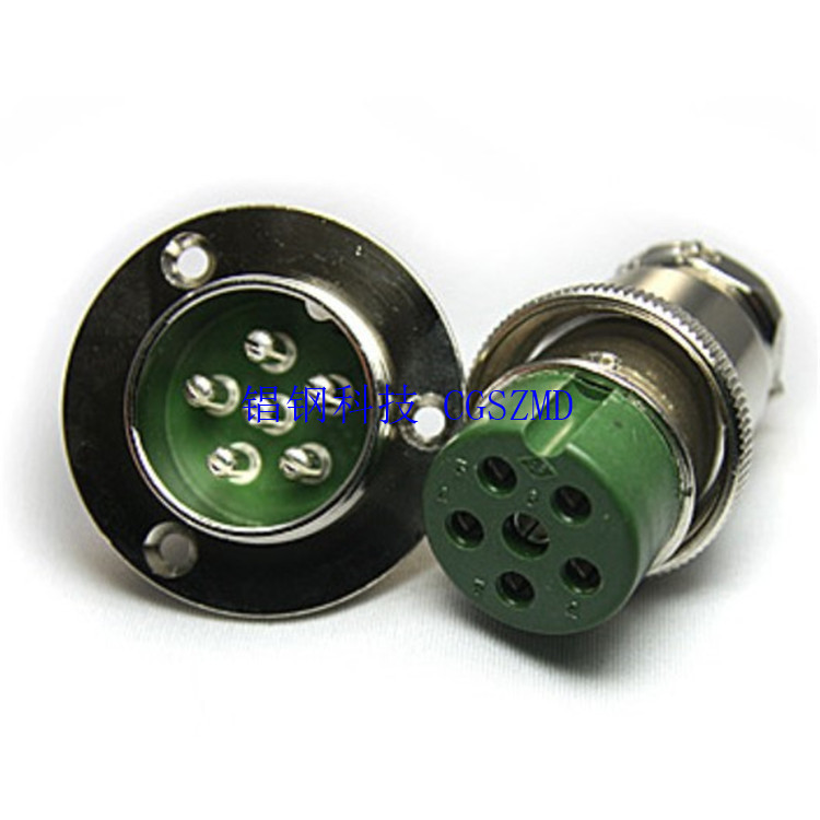 GC30MMϵ�к��ղ�ͷ 2~19оԲ�β��� 25M metal hose female plug