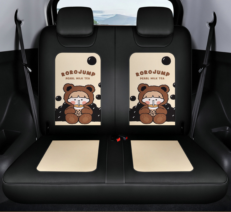 24 Chery Little Ant Seat Cover All-inclusive eq1 Special Seat Cover Electric Car Cartoon Four Seasons Universal Seat Cushion