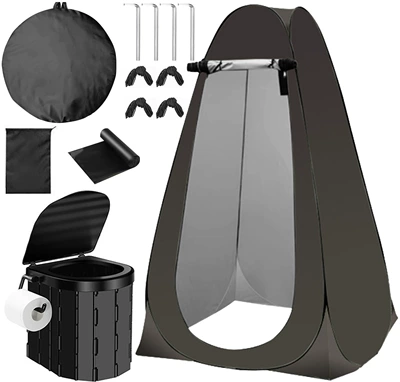 outdoor and home use, thickened: Avtomobil dam çadırları - 2-black-windows-toilet-single-person-1212-19m