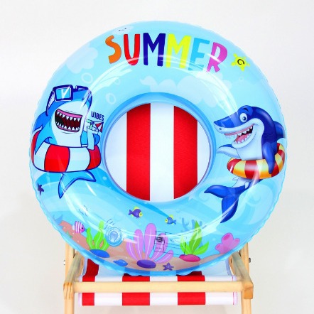 Inflatable cute ecological shark PVC