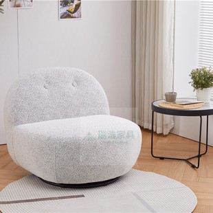 European-Style Light Luxury Single Sofa Chair, Leisure Shell Chair, Single Lazy Chair for Bedroom, Balcony Leisure Chair, Dining Chair