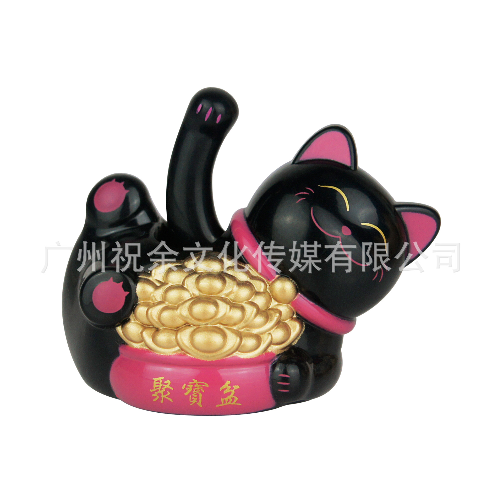 2 pulgadas solar automática seña mini gato de la suerte oficina escritorio decoración del coche decoración artesanía de plástico