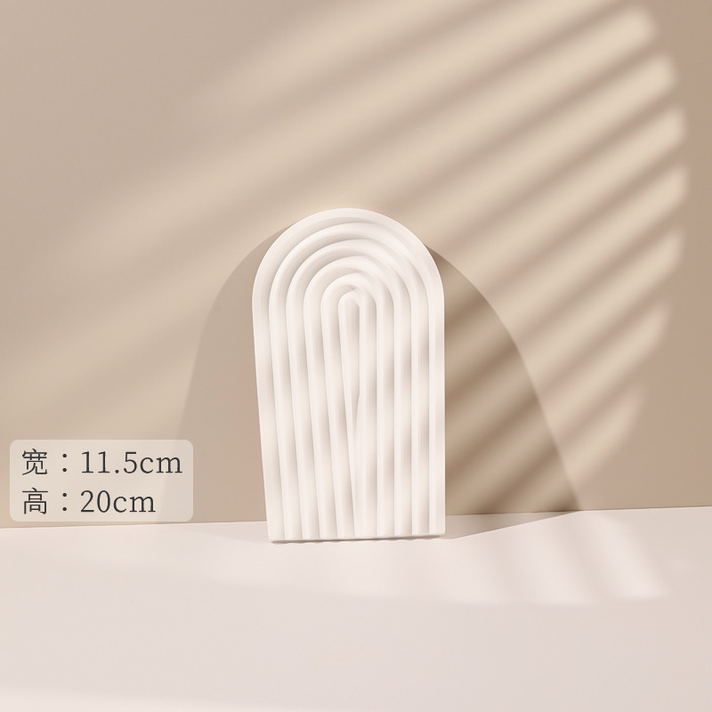 작은 아치형 석고 트레이