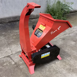 【定制款】移动式树枝粉碎机园林小型粉碎机手推式树枝粉碎机