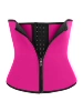 Rose red belt with inner buckle and outer pull