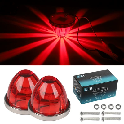 Side Light Led Signal Light, Other lights - red-pack-of-two-10-30v-always-on