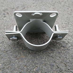 Cylindrical Bracket for Electric Poles, Horizontal Arm for Surveillance Cameras, Special Hoop for Pole, Wall-Mounted Pipe Clamp