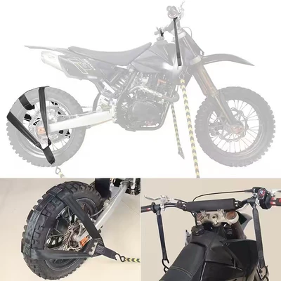 three-piece set, off-road motorcycle – Trailer rope/net/strap
