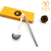 Handheld tableware stainless steel, set, chopsticks, spoon, gift box, Birthday gift, wholesale