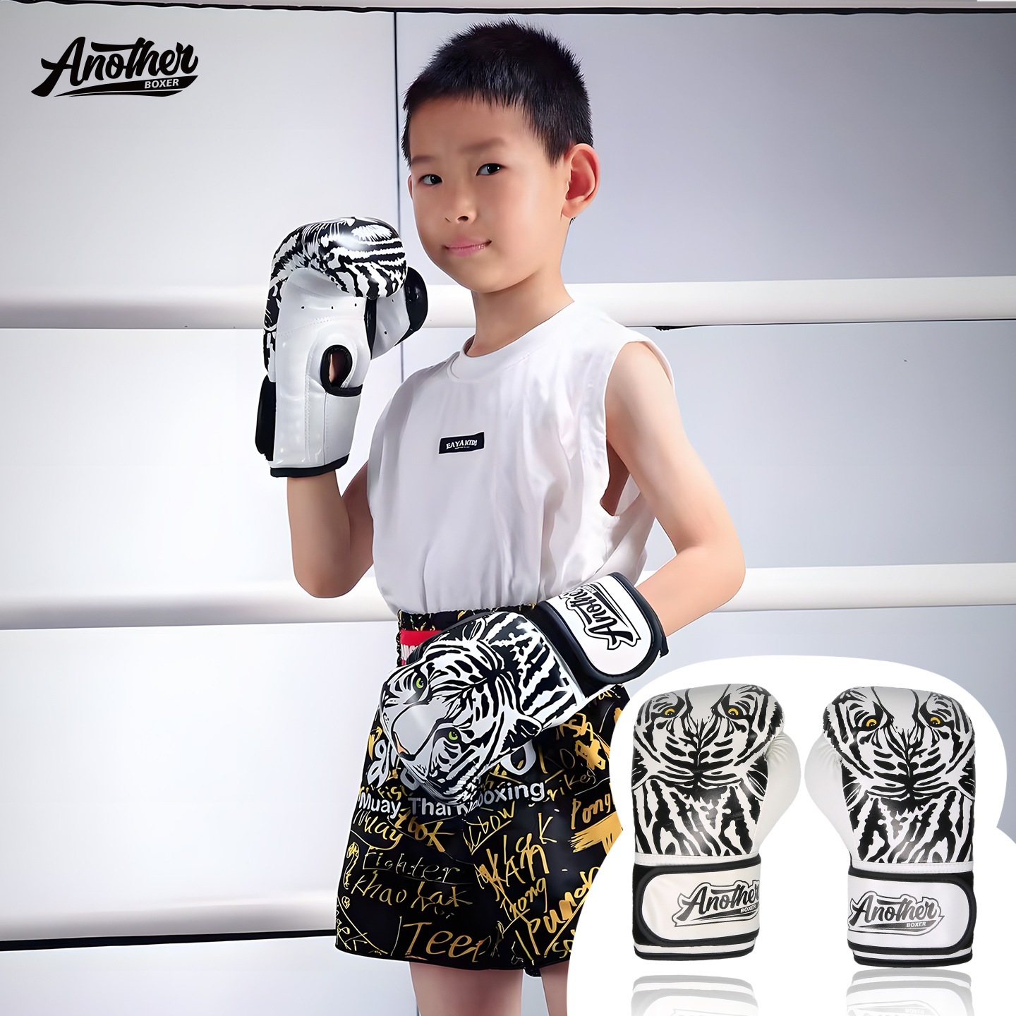 An Boxing Gloves Children's Boxing Gloves Boys' Professional Fighting Sandbag Thai Children's Training Set