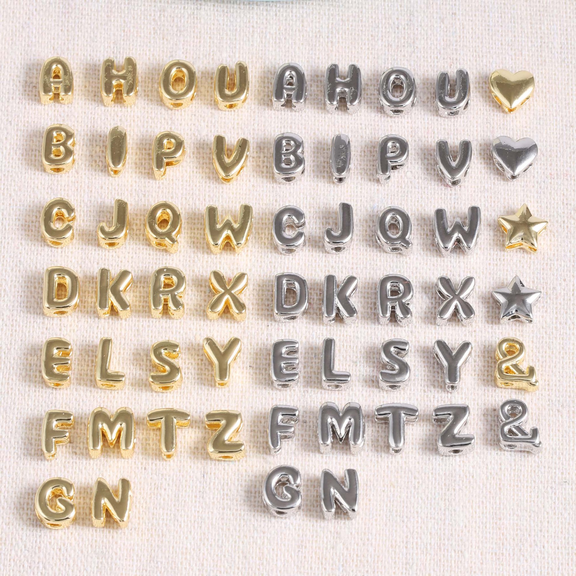 14g Weight Pendant Jewelry Making Type Charms, Bracelets, Necklace Classification 1 Piece Quantity Copper Material Letter, Word, Bubble Pattern All Seasons Season Women's Gender Polished Finish Classic Style Style 1 Piece Copper Letter Word Bubble Polished Charms Bracelets Necklace Pendant 1