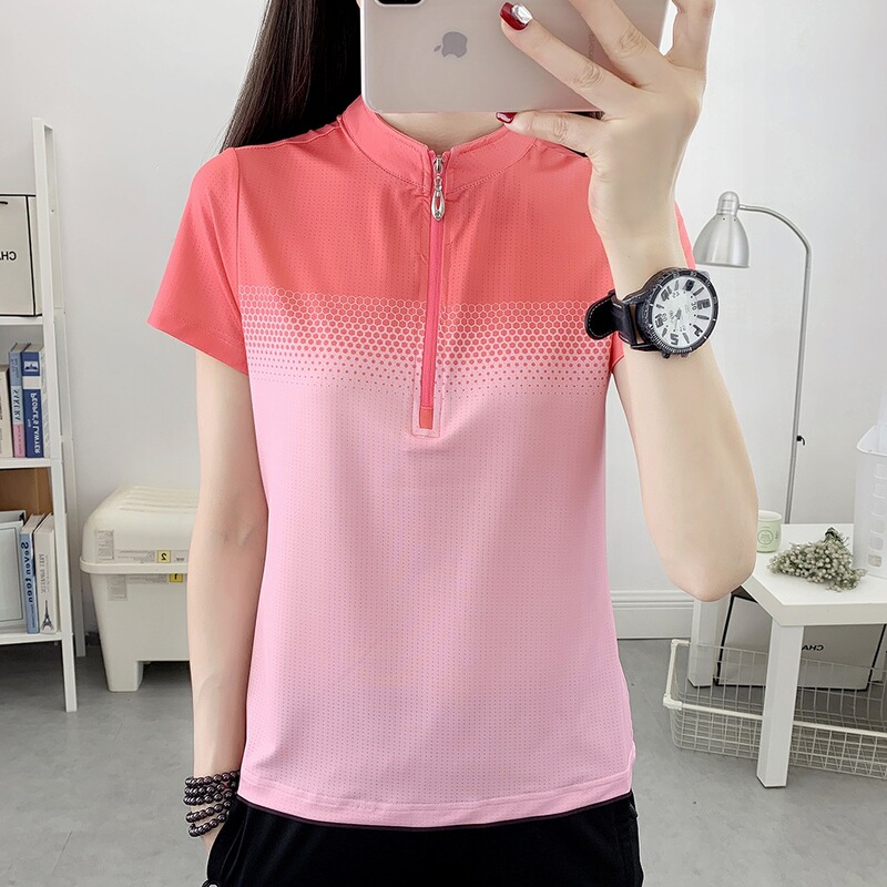Women's outdoor quick-dry long-sleeve sports fitness hiking climbing running top 25689 V-neck t-shirt Women's outdoor quick-dry long-sleeve sports fitness hiking climbing running top 25689 V-neck t-shirt