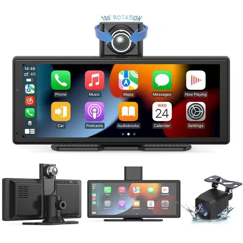 10.26inch Carplay portable screen car mp5 player bluetooth high-definition reversing image smart screen
