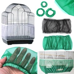 Mesh bird cage, birdcage accessories, mesh dust cover, medium and large anti-splash mesh, dustproof mesh cage, cross-border hot selling