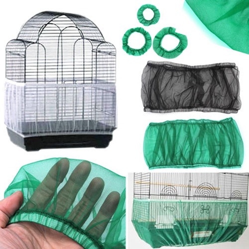 Mesh bird cage, birdcage accessories, mesh dust cover, medium and large anti-splash mesh, dustproof mesh cage, cross-border hot selling
