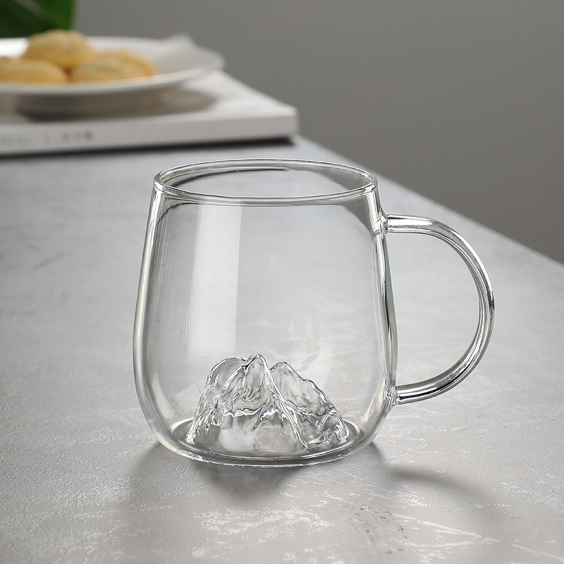 Resistente a altas temperaturas oficina en el hogar vista montaña taza de hongos colorido nicho de diseño de alta calidad taza de café de leche taza de agua