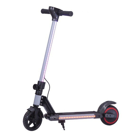 Scooter infantil transfronterizo plegable scooter recargable portátil de dos ruedas ligero de dos ruedas coche de juguete infantil