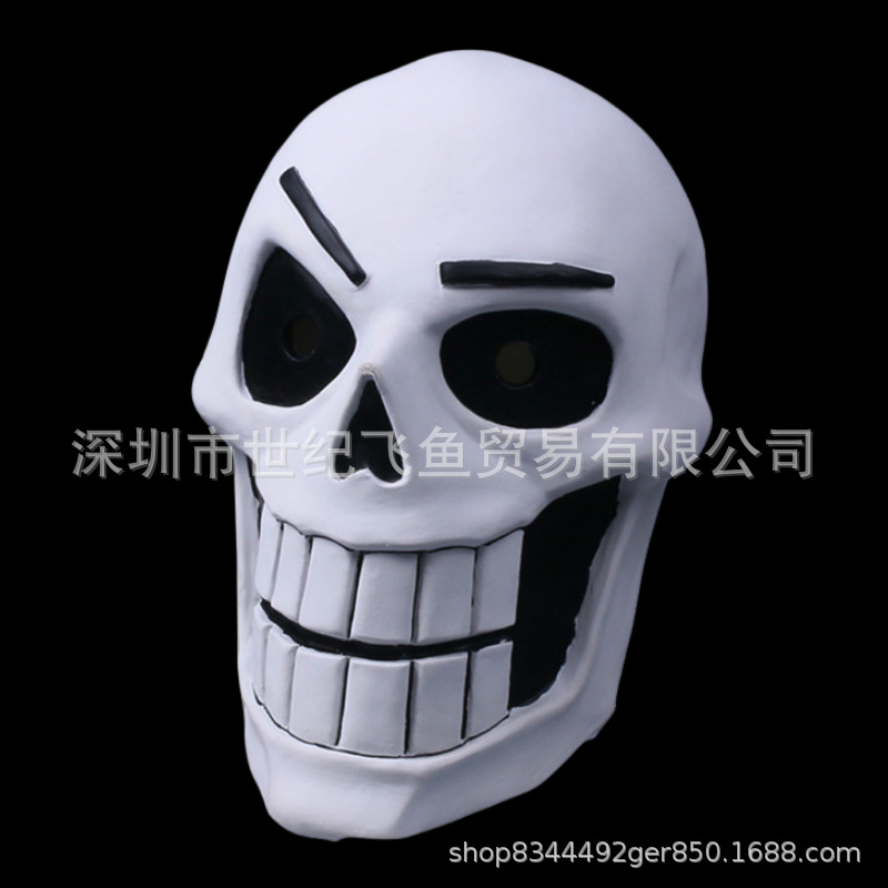 Juego undertale bajo la leyenda máscara Halloween partido personalidad vestido Cosplay Sans cabeza cubierta