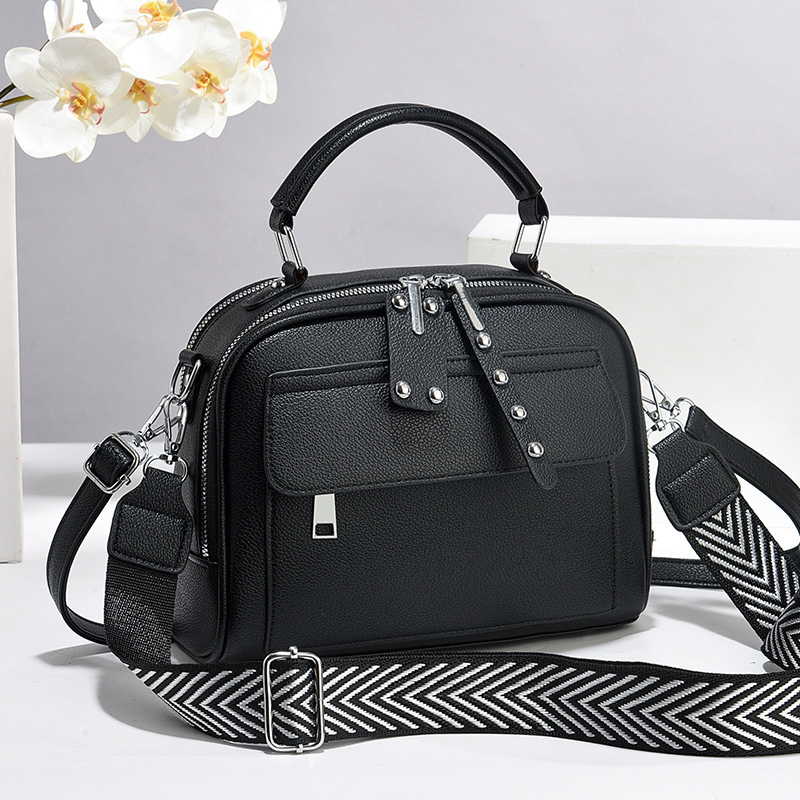 Textured and Elegant Handbag, Casual Multi-Commuting Crossbody Bag, Simple and Versatile Multi-Layer Shoulder Bag Handbag