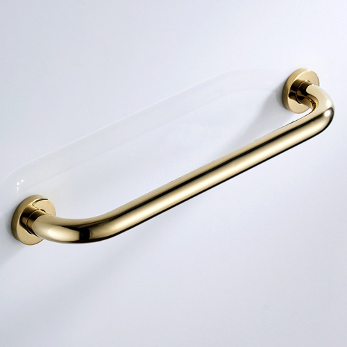 Bathroom handrail production and wholesale brass electroplated zirconium gold bathtub bathroom handrail for the elderly multi-specification size chart