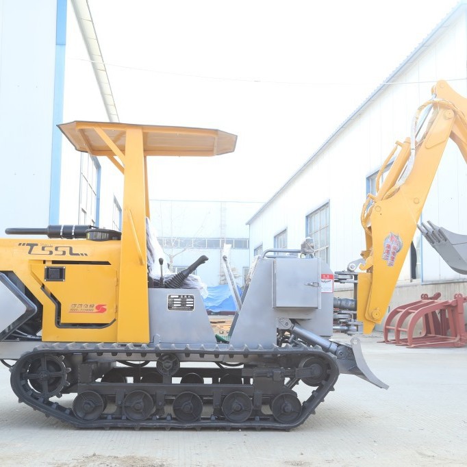 泰安山立机械可加工小型全新工程挖掘机械小挖机两头忙园林果树