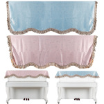 欧式88键钢琴防尘罩现代简约钢琴盖布钢琴半披电钢琴罩电子琴半罩