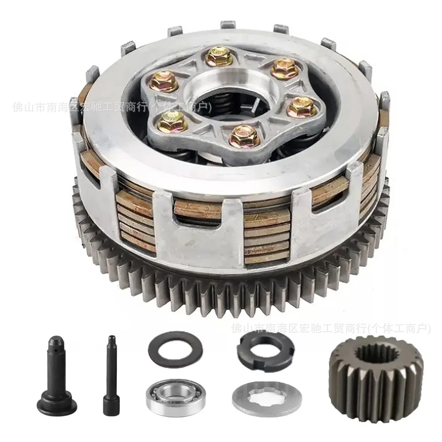 Mexico Meikeduo Motorcycle Parts Clutch Assembly Ft/Cg150 6-Pole 6-Plate Dm200 Rt250Zs