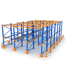 【源头厂家】驶入式仓储货架 冷库密集存储货架单层2吨全国包安装