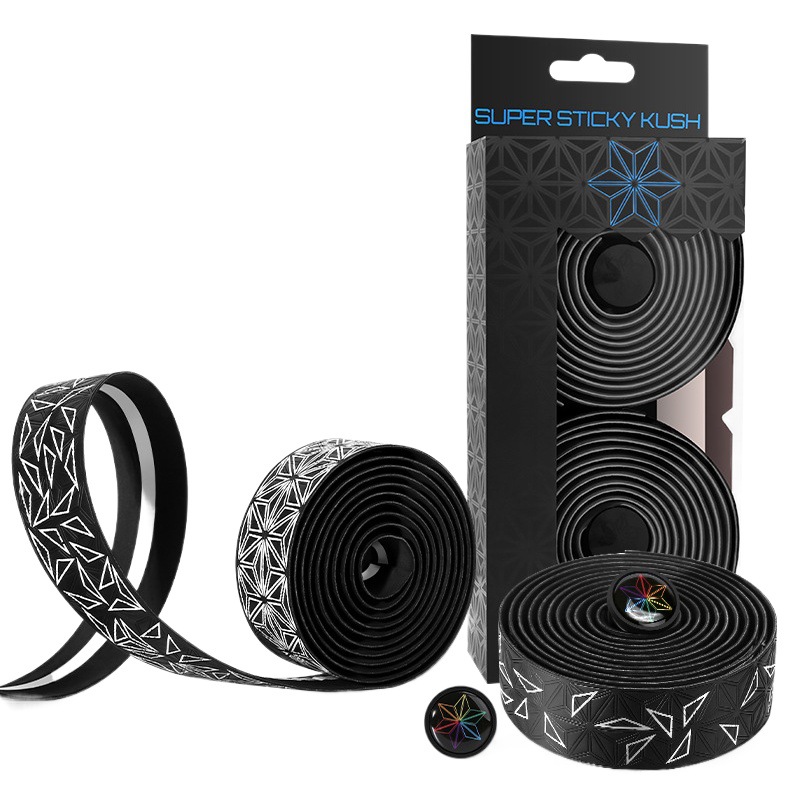 Mango de crisantemo americano con bicicleta de carretera cómodo antideslizante amortiguador de silicona absorbente de sudor de absorción de sudor con equipo antideslizante