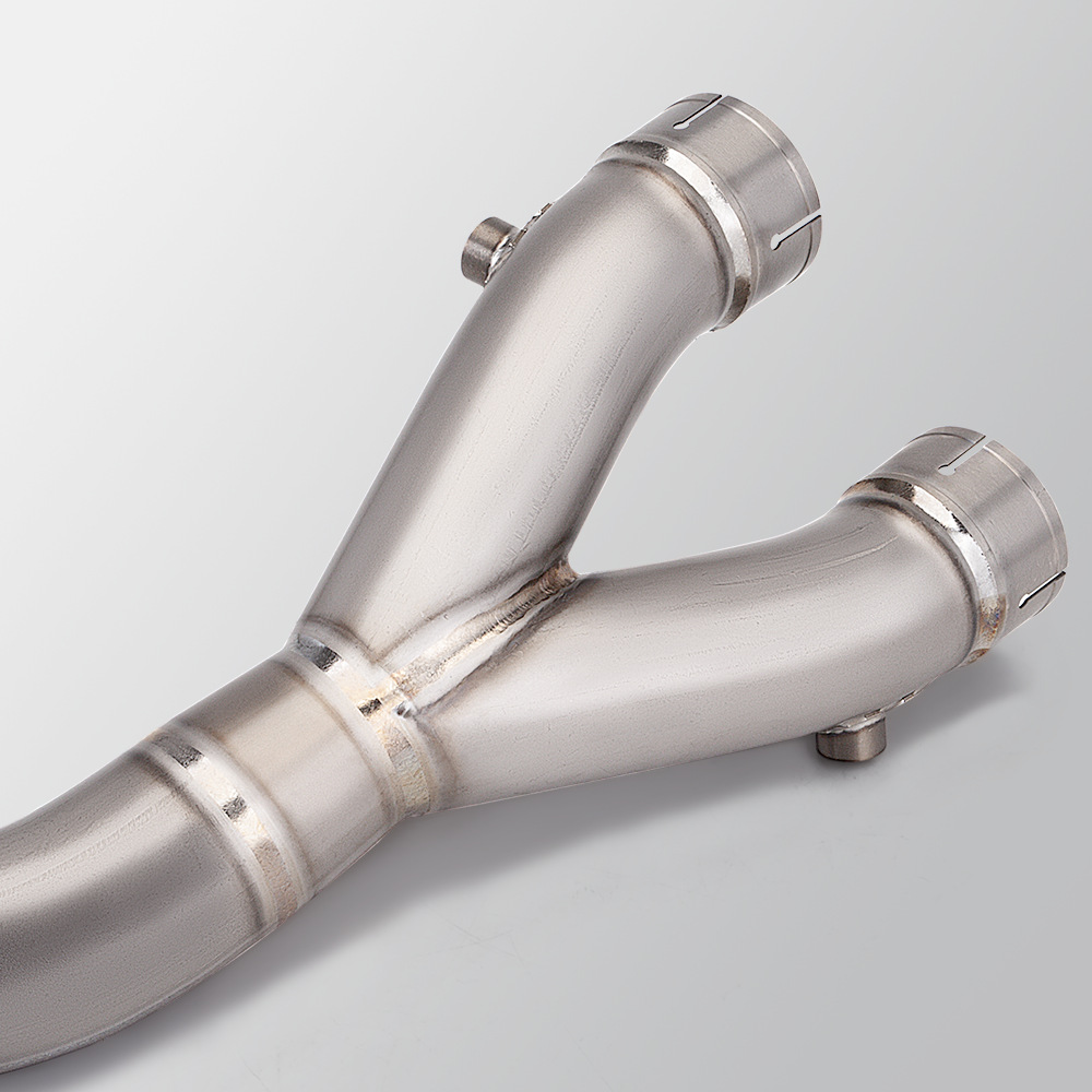 Suitable for non-destructive installation of titanium alloy middle section of YZF-R1 motorcycle modified exhaust pipe 2015-2024