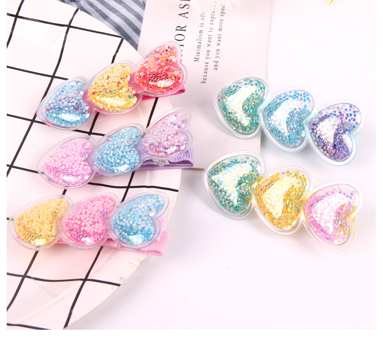 Cartoon Style Heart Shape Pu Leather Hair Clip 1 Piece display picture 2