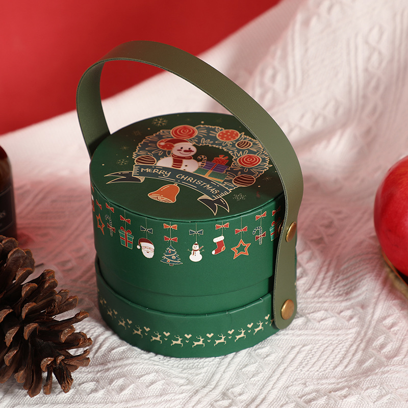 크리스마스 그린; 소형: 12*10cm