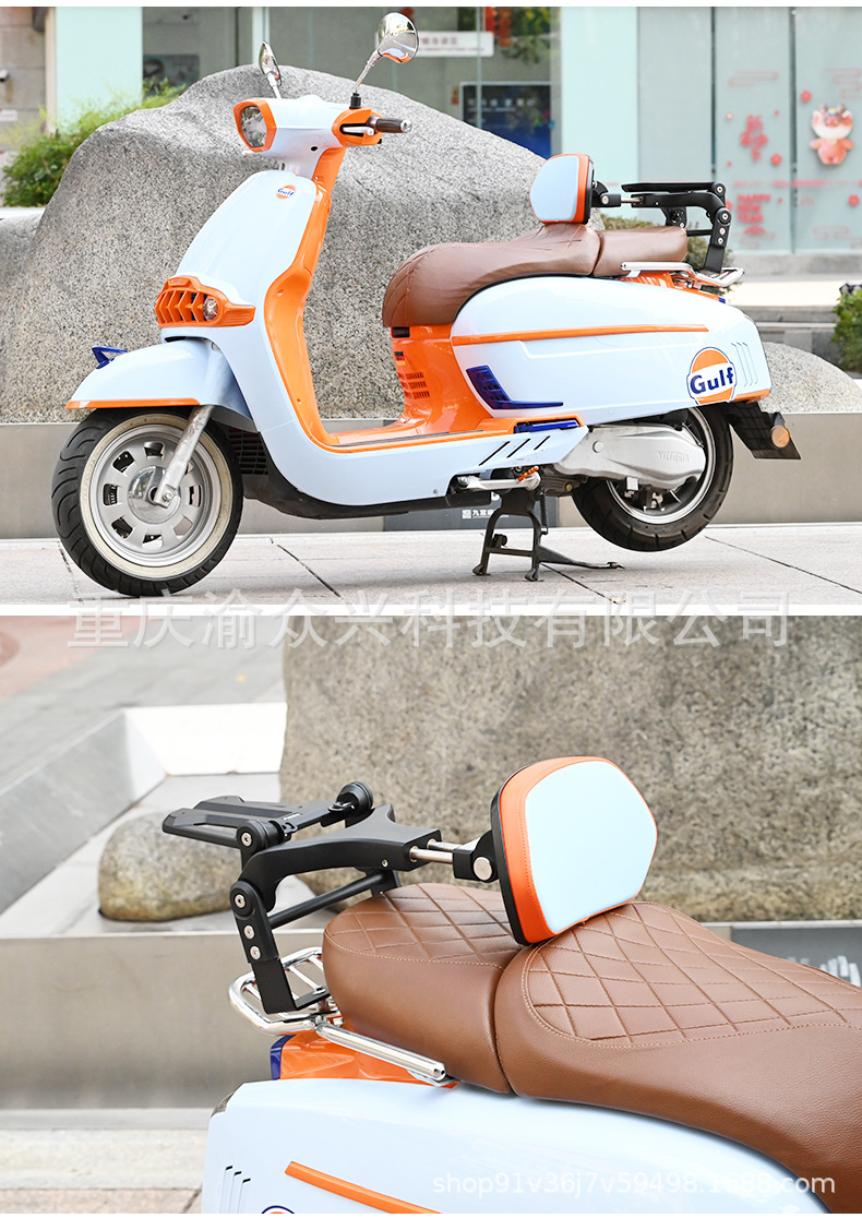 Suitable for Victoria Mona Lisa Driver Chair Passenger Cushion Folding Backrest Electric Scooter Modification